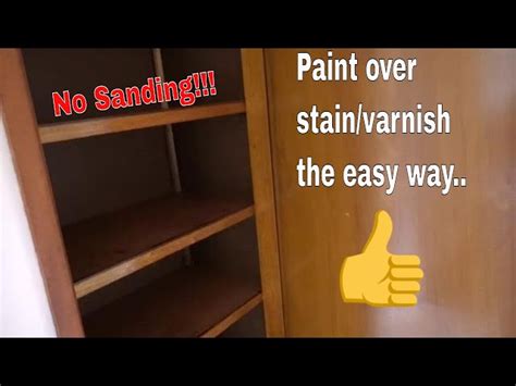 Can You Paint Over Varnished Wood Without Sanding? - StuffSure