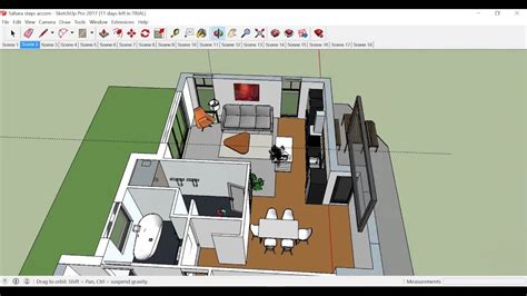 Architecture model in Sketchup - YouTube