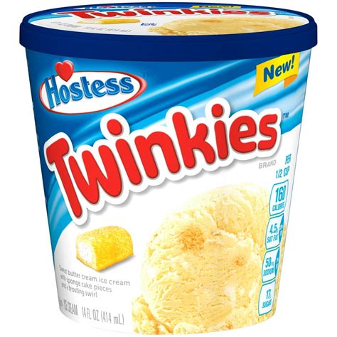 HOSTESS TWINKIES Ice Cream 14 fl. oz. Tub - Walmart.com - Walmart.com