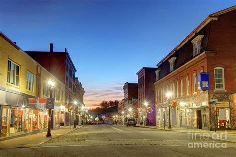 Downtown Biddeford Maine Photograph by Denis Tangney Jr - Fine Art America