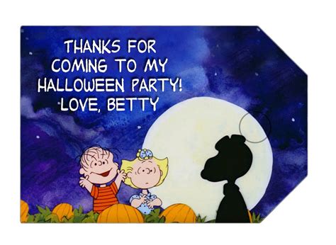 Halloween Party Peanuts Snoopy Inspired | Etsy