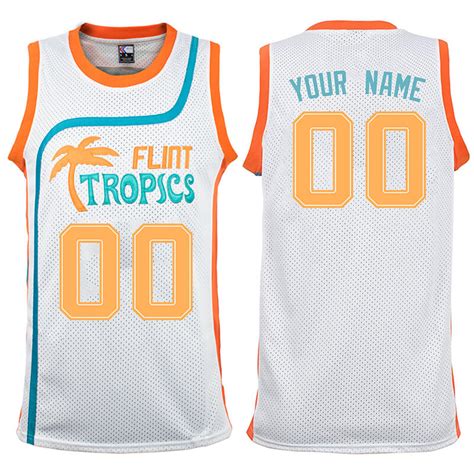 Custom Flint Tropics Movie Semi Pro Basketball Jersey - Jersey One