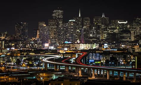 HD wallpaper: San Francisco, city, cityscape, night | Wallpaper Flare