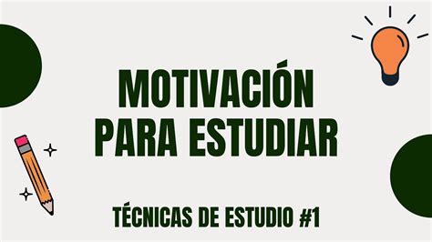 MOTIVACIÓN PARA ESTUDIANTES 💪 Técnicas de estudio #1 - YouTube