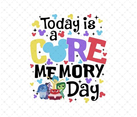 Today is a Core Memory Day Svg Png, Inside Out Svg Png, All the Feels ...