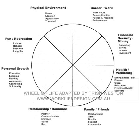 Wheel of life goals - boosterbinger