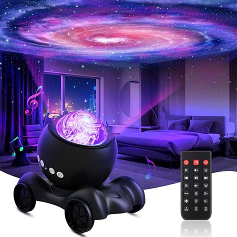 Multifunctional Galaxy Projector with 16 Lighting Effects, Bluetooth ...