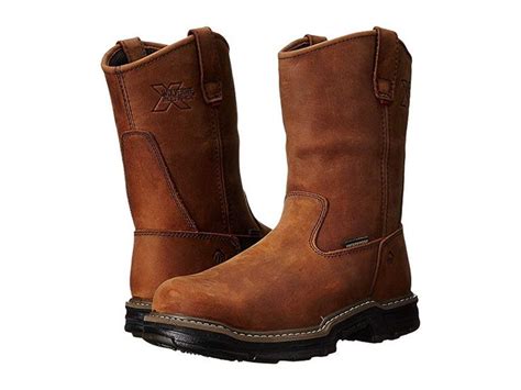 Wolverine Marauder Multishox(r) Waterproof Steel Toe (Brown) Men's Work Boots. Whether you're ...