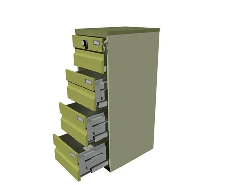 Locker File Cabinet DWG Block for AutoCAD • Designs CAD