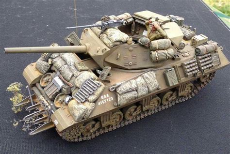 M10 Wolverine | Weather models, Model tanks, M10 tank destroyer