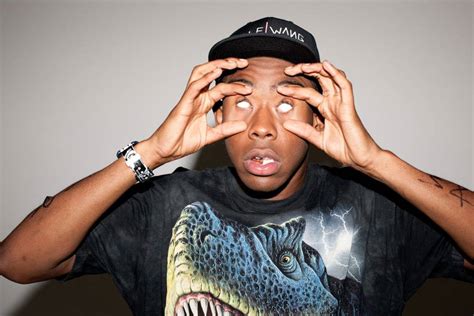 Download White Eyeballs Tyler The Creator Wallpaper | Wallpapers.com