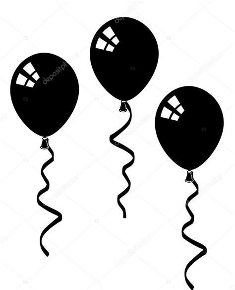 Afbeeldingsresultaat voor black vector balloons