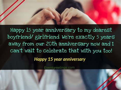 20 Amazing 15 Year Anniversary Quotes And Wishes