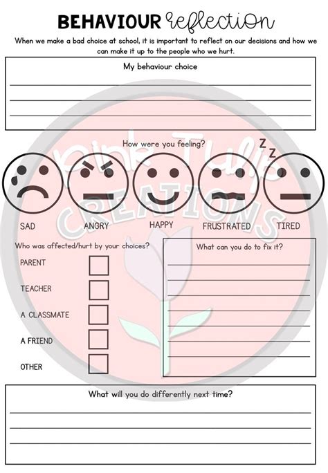 Social Emotional Worksheet For Kindergarten