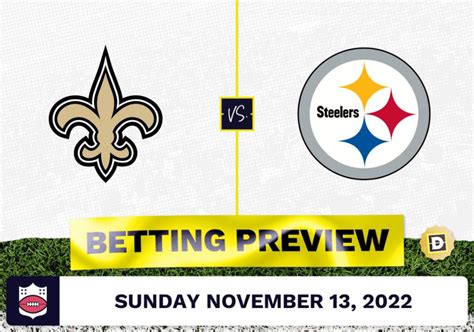 Saints vs. Steelers Week 10 Prediction and Odds - Nov 13, 2022