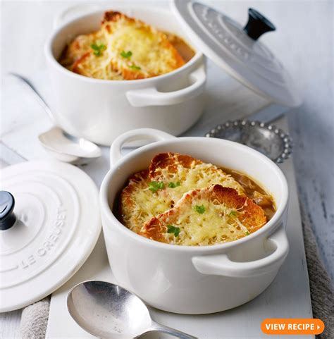 Le Creuset | A Comforting Autumn Menu | Le creuset recipes, French onion soup, Recipes