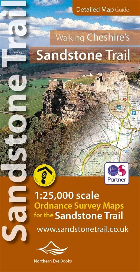 Sandstone Trail: 1:25,000 OS map book - Sandstone Trail | Os maps, Sandstone, Cheshire