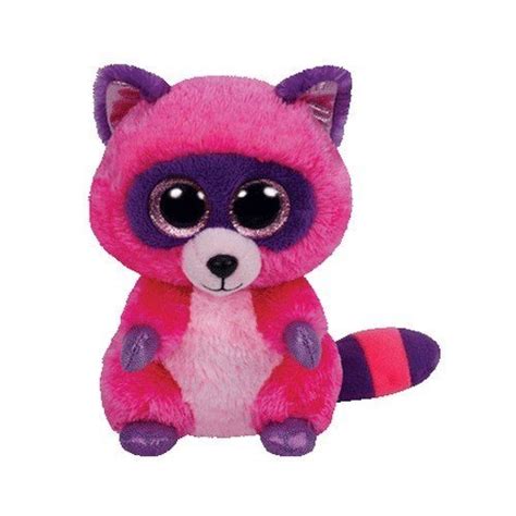 TY Beanie Boo Plush - Roxie the Racoon 15cm: Amazon.co.uk: Toys & Games