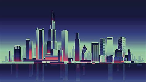 Royalty Free Chicago Skyline Clip Art, Vector Images & Illustrations ...