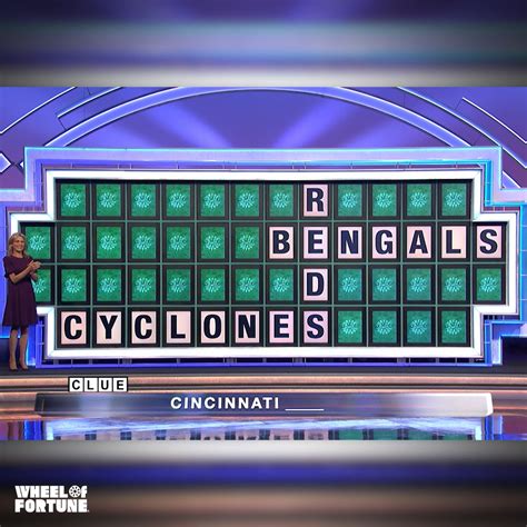 Wheel of Fortune - Cincinnati! Did You Solve This Crossword Puzzle? | Wheel of Fortune