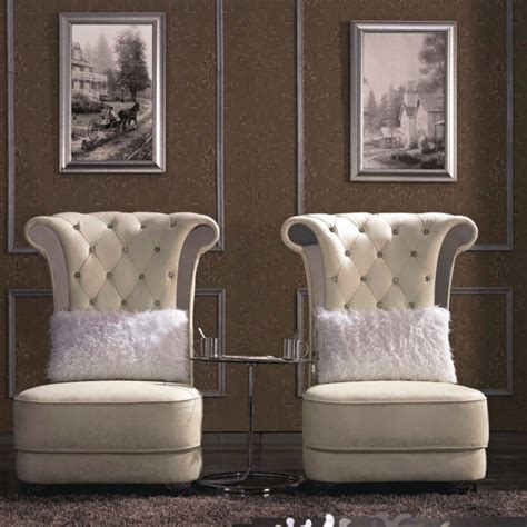 Deluxe White Leather Sofa Set | Luxury White Leather Couch Set