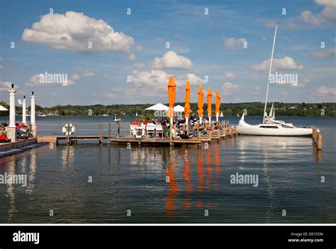 geography / travel, Germany, Bavaria, Starnberg, Lake Starnberg, lakefront, restaurant Undosa ...