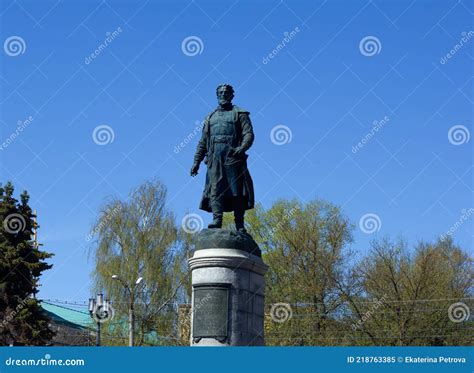 TVER, Russia, May 2021: Monument To Afanasy Nikitin on the Volga River in Tver Editorial Image ...
