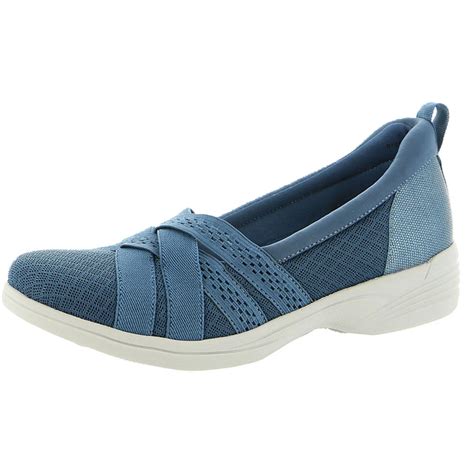 SoLite by Easy Street Womens Sheer Blue Casual Shoes 8.5 Medium (B,M ...