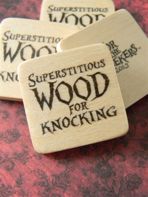 Knock on Wood Superstitious Wood for Knocking | Etsy