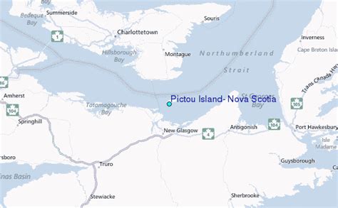 Pictou Island, Nova Scotia Tide Station Location Guide