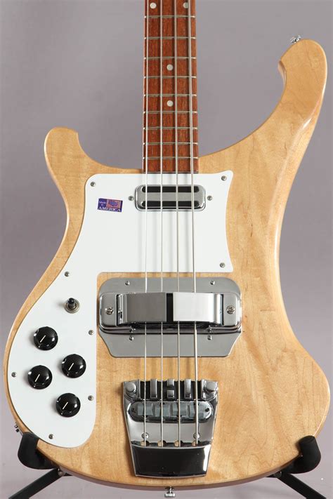 2001 Left-handed Rickenbacker 4001v63 Maplglo Bass Guitar | Guitar Chimp