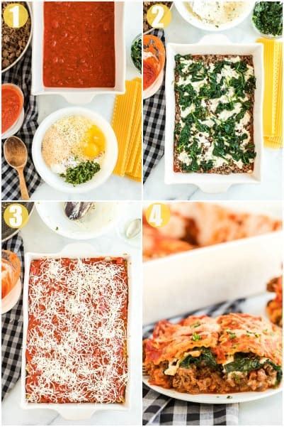 Spinach Lasagna Recipe - Shugary Sweets