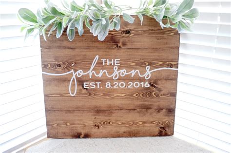 Wedding Guest Book Sign Custom Wooden Guest Book Sign Rustic