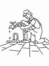 Plumber Coloring Pages  Best For Kids sketch template