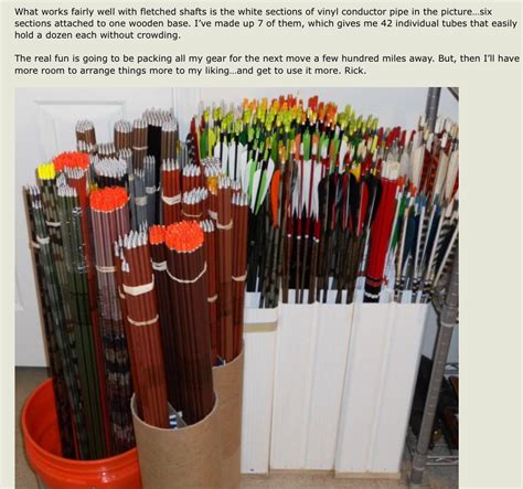 Arrow storage - nice idea, I like the square instead of the round tubes. | Hunting room, Give it ...