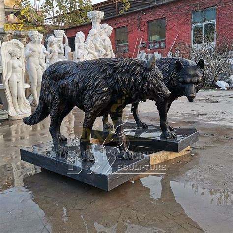 life size wolf garden statue | Statues for sale, Statue, Wolf sculpture