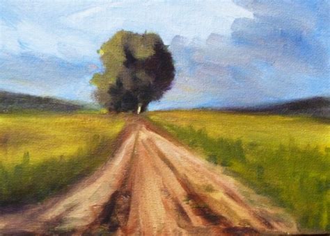 Prairie Landscape Original Oil Painting on by smallimpressions