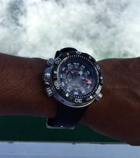 Diving with Citizen Promaster Aqualand Depth Meter Watch