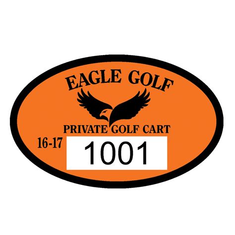 Golf Cart Permit Decals - Rydin.com