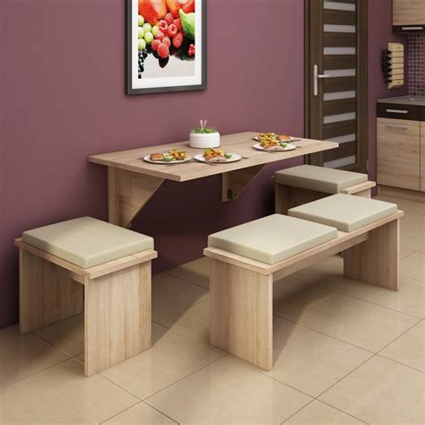 Our Best Dining Room & Bar Furniture Deals | Wall dining table, Foldable dining table, Folding ...