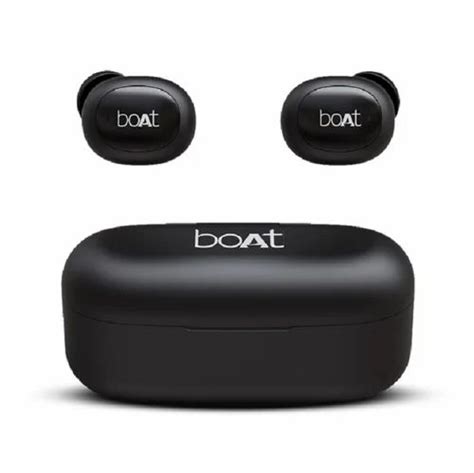 Boat Airpods - Black Boat Airdopes T2 Wireless Bluetooth Headphones Earbuds from Memari