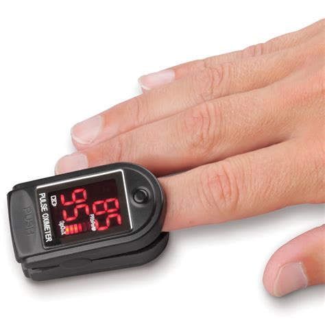 The Fingertip Heart Rate Monitor - Hammacher Schlemmer