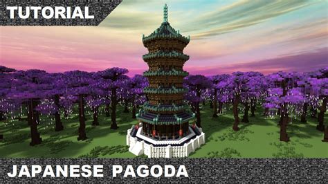 Minecraft Japanese Pagoda Tutorial & Download part 1 - YouTube