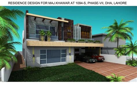 1 kanal house at DHA Phase 7 Lahore by CORE Consultant (450 sqm house)-3D & Floor Plans in 2021 ...