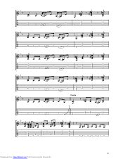 My Maria guitar pro tab by Brooks and Dunn @ musicnoteslib.com