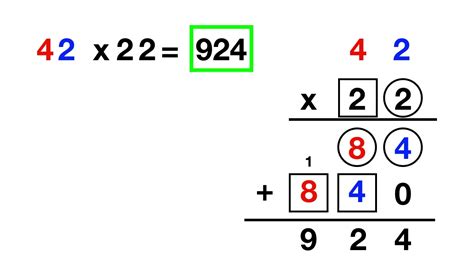 Standard Multiplication Algorithm Examples