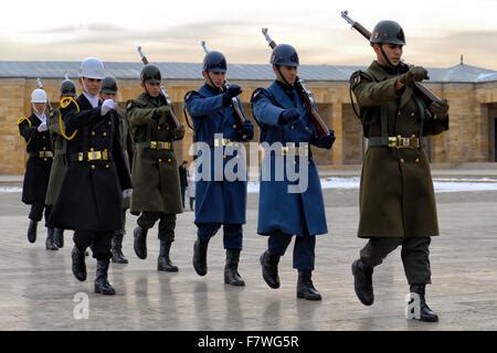 Turkish Army Soldiers at Anitkabir in Ankara, Turkey Stock Photo - Alamy