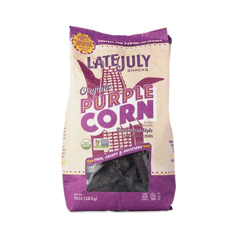 Late July Organic Purple Corn Tortilla Chips - Thrive Market