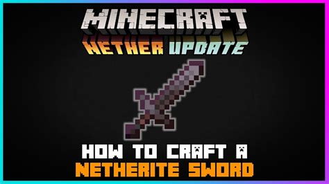 Minecraft Netherite Sword Png : A sword is a melee weapon that is ...