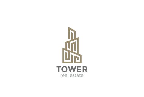 Free Vector | Real Estate Logo . Linear style